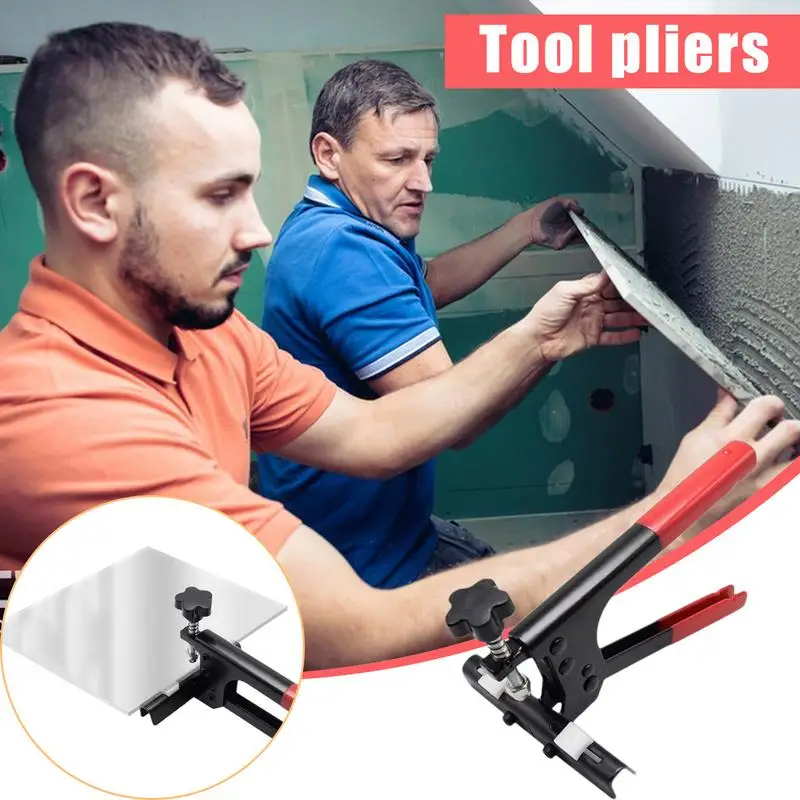 Glass Breaking Pliers Glass Tile Cutter Tool Ceramic Tile Breaking Pliers Heavy Duty Running Cutter Manual Ceramic Cutting Tool