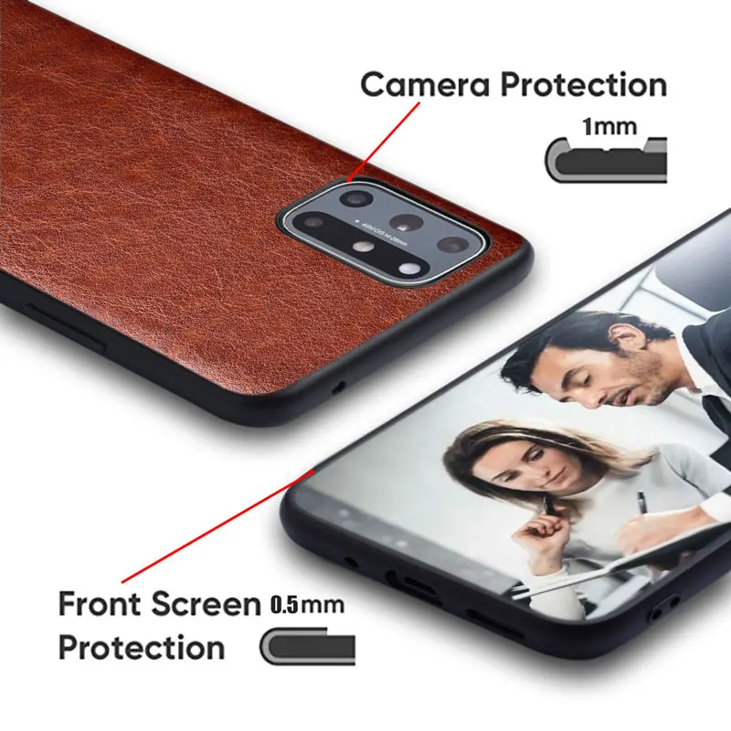 Luxury Leather Case for Samsung Galaxy Z Fold 5 6 4 3 Business solid color Soft TUP&Hard PC cover for Samsung Galaxy Z Fold5