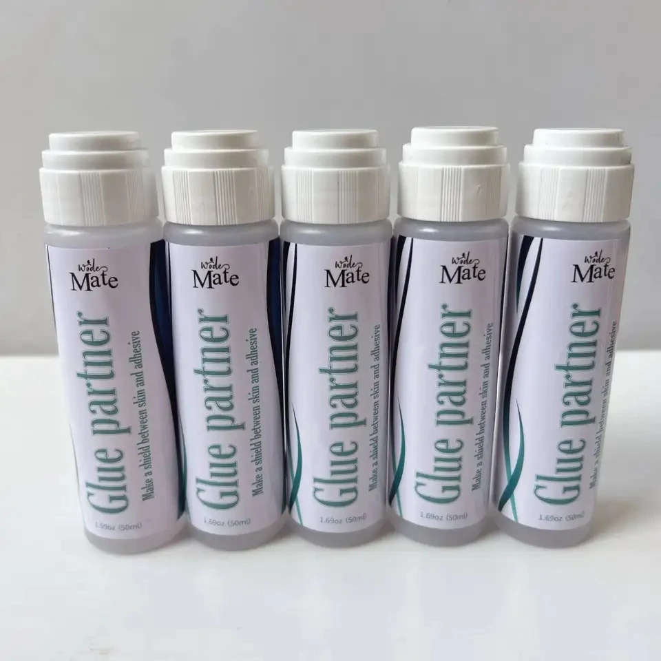 

Удлинитель волос на 50 мл — кружевной парик для защиты кожи, гель-компаньон для парика — защищает кожу от раздражения и влаги.