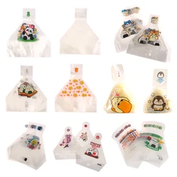 50Pcs Lovely Cartoon Triangle Rice Ball Packing Bag Nori Seaweed Onigiri Sushi Bag Sushi Making Mold Tools Bento Accessories