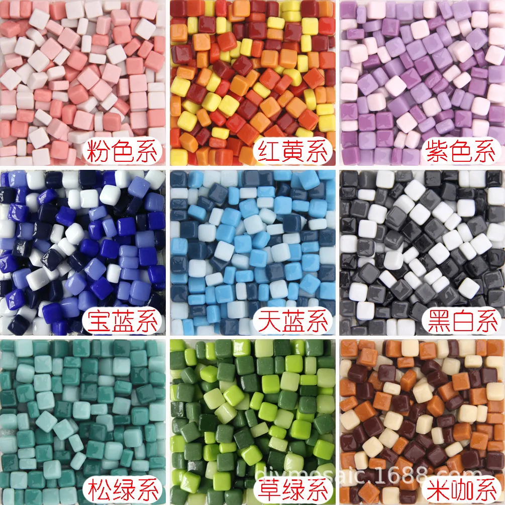 

Jade Loose Grain 0.8cm Small Mosaic Color DIY Creative Handmade Stone Material Gems Caulk Strip Mosaic Wholesale Bulk 1kg