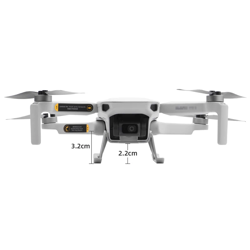 Perlengkapan Pendaratan Rilis Cepat untuk DJI Mavic Mini 1/2/SE/MINI 3 PRO Aksesori Pelindung Ekspansi Penambah Tinggi Kaki