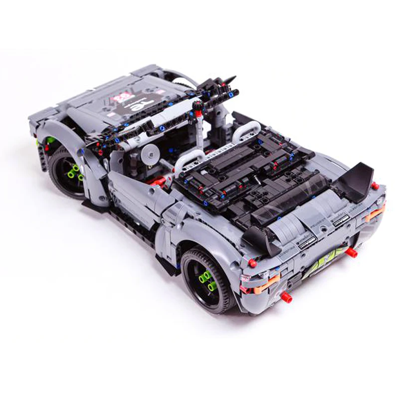 1392Pcs Technical Peugeot Convertible Sportcar Car Building Blocks DIY Racing Vehicle Assemble Bricks Children Toy Gift 42156-B