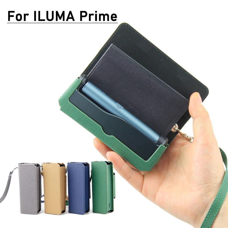 2023 New Leather Holder Pouch Cover For IQOS Iluma Prime Cases Storage Bag Protective Cover Shell Protection Accessories