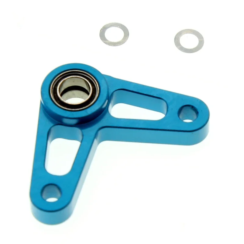 RC upgrade accessories TD4 metal steering arm steering axle rudder base rocker arm steering curved arm set