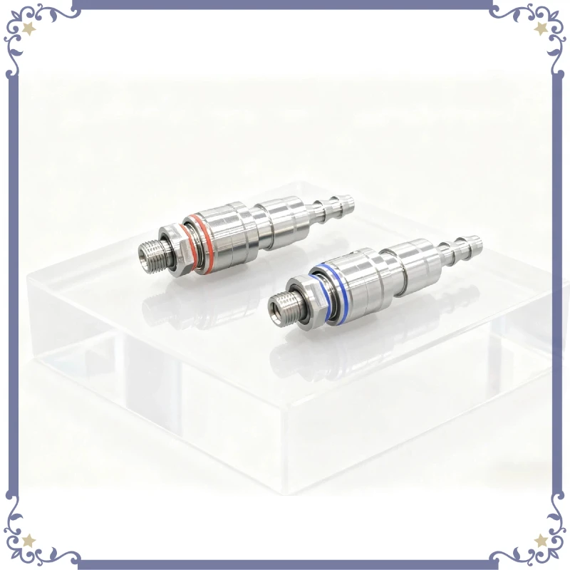 

1PCS 7/16‑20 UQD‑02 Water Cooling Quick Coupler Live Joint Plug