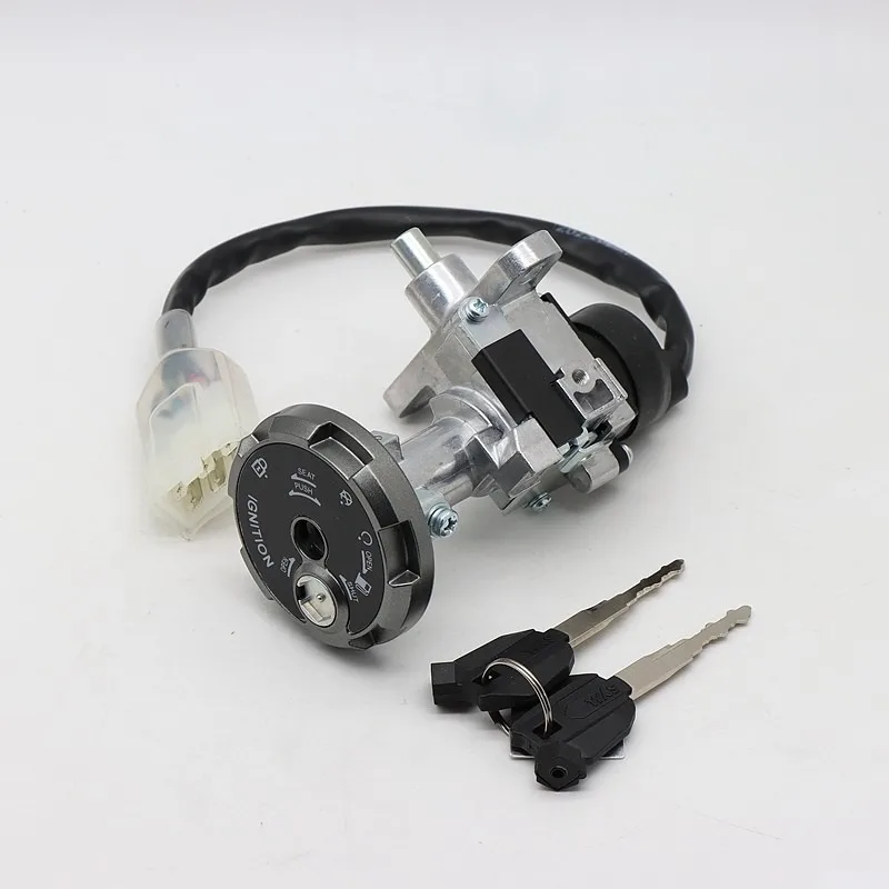 

For SYM XS150T-13 4MICA Lock Set Ignition Kit Switch + Key Blanks