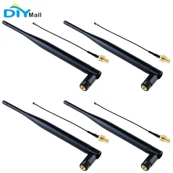 LoRa Antenna 868MHz / 915MHz 5DBi SMA Male with Extenstion Cable Omni-directional for Meshtastic LoRa 32 V3 LoRaWAN 4pcs