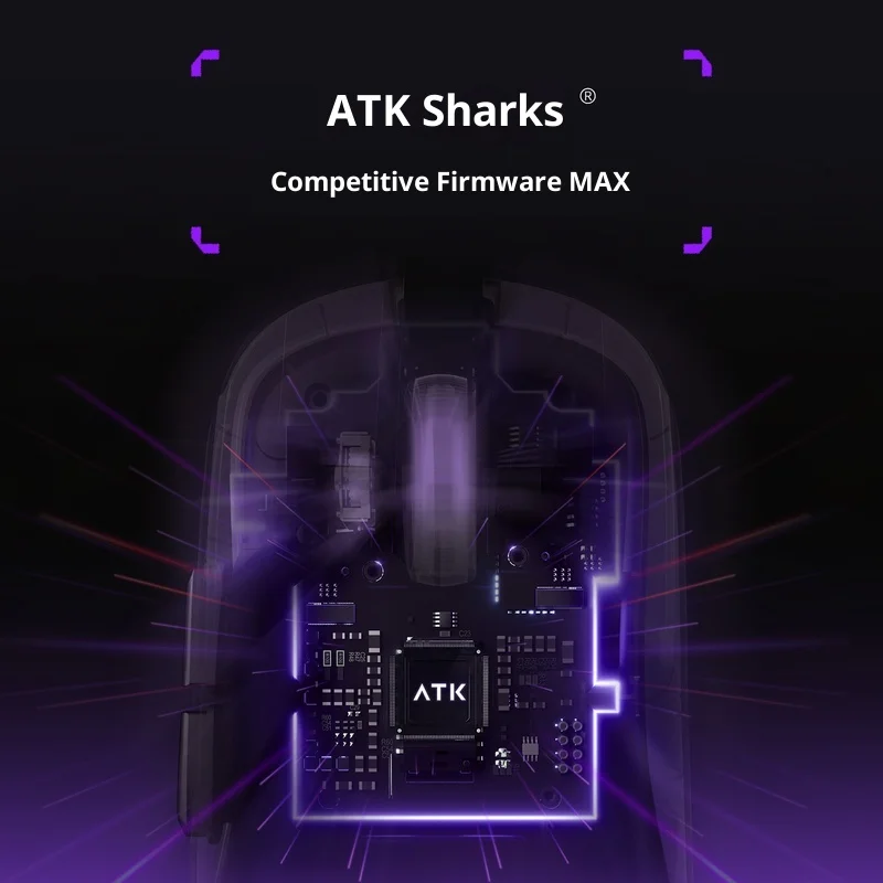 新しい Atk 超軽量ワイヤレスゲーミングマウス人間工学に基づいたデュアルモード長いバッテリー寿命コンピュータオフィス用マウスとキーボード