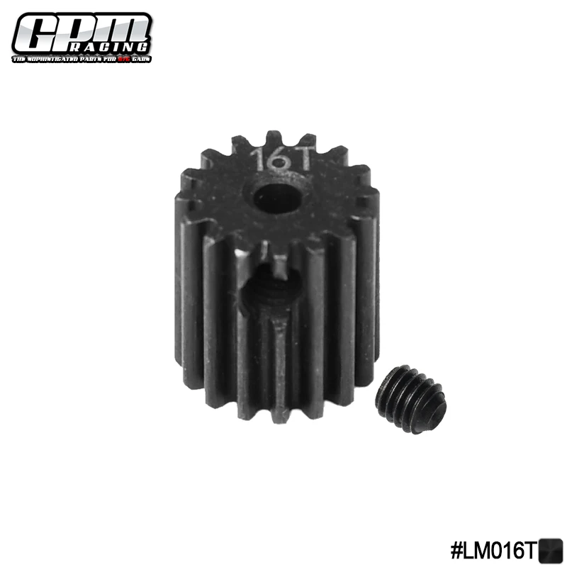GPM LOSI 1/18 Mini-T 2.0 1/16 Mini-B Aço endurecido 45 #   Pinhão 14T-16T para peças e acessórios de carros RC