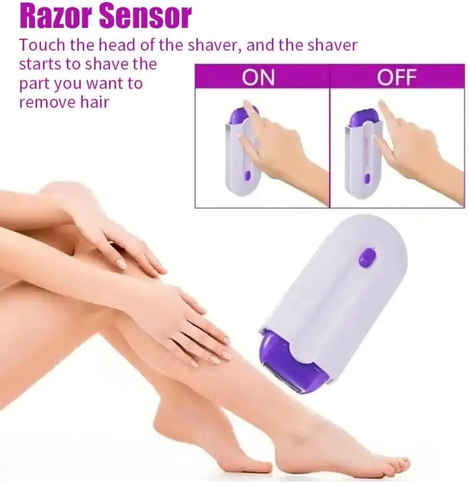 Barbeador elétrico de indução para mulheres, Bikini Charging Shaver, Body and Leg and Face Remove, Private Parts