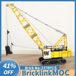 NEW 2378PCS MOC 1:21 scale city Engineering Series Dragline excavator model DIY creative ideas child Toy Gift Technology Blocks