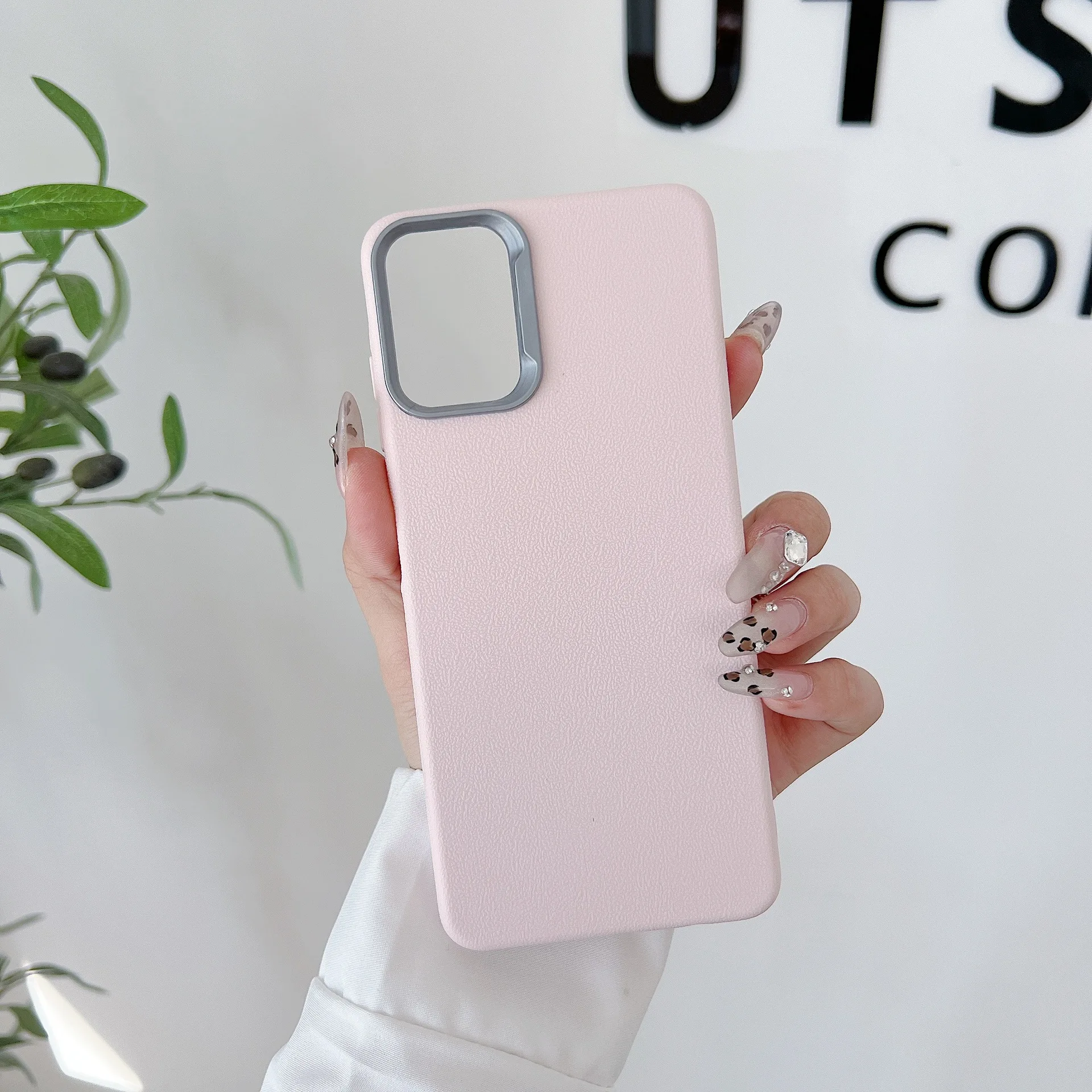 Für Galaxy S26 Leder-Muster Handyhülle, Einfarbige Rutschfeste A17, A36 TPU Handy-Schutzhülle – Detail 10
