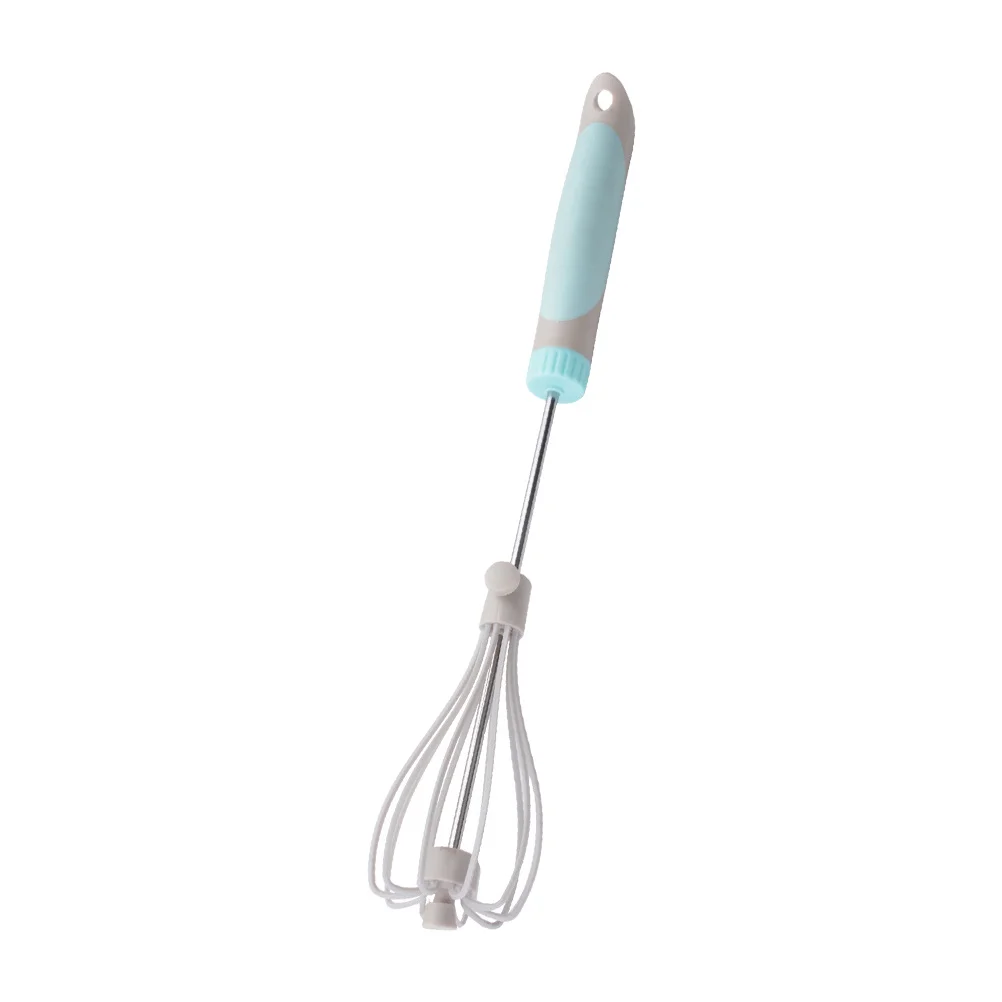 

1Pcs Household Egg Whisk Sturdy Baking Tool Sky-Blue Easy Operation Cream Mixer Long-Lasting Gift Idea Baking Egg Whisk