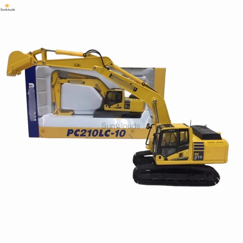 For Komatsu Alloy PC210-8 Breaking Hammer Excavator 1:50 Scale Model  Die-cast Metal Model Toy Car & Collection Gift