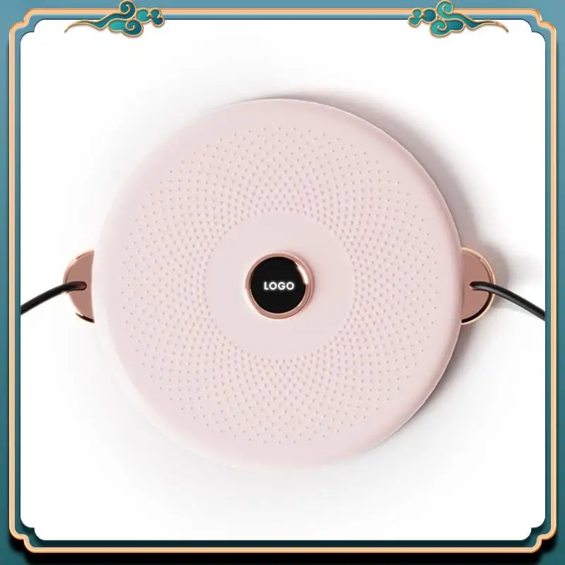 ABMV-Ejercicio de cintura disco giratorio Fitness ejercicio de cintura para el hogar con cuerda de tracción