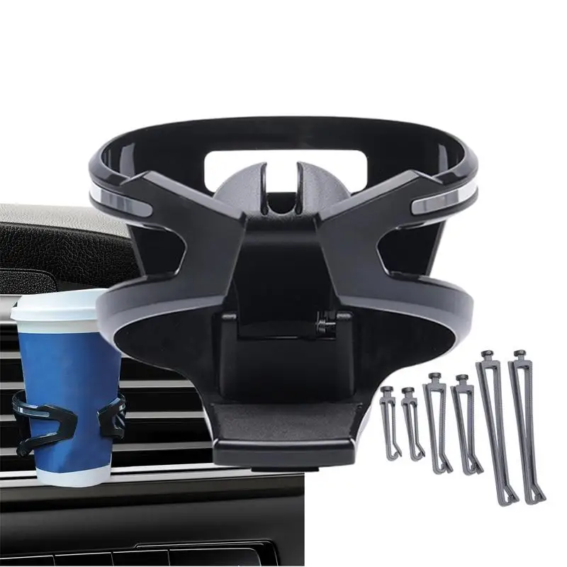 

Car Air Vent Cup Holder auto Drink Water Bottle Holders Adjustable Car Outlet Air Vent Mount With Clips Car Interior accessories