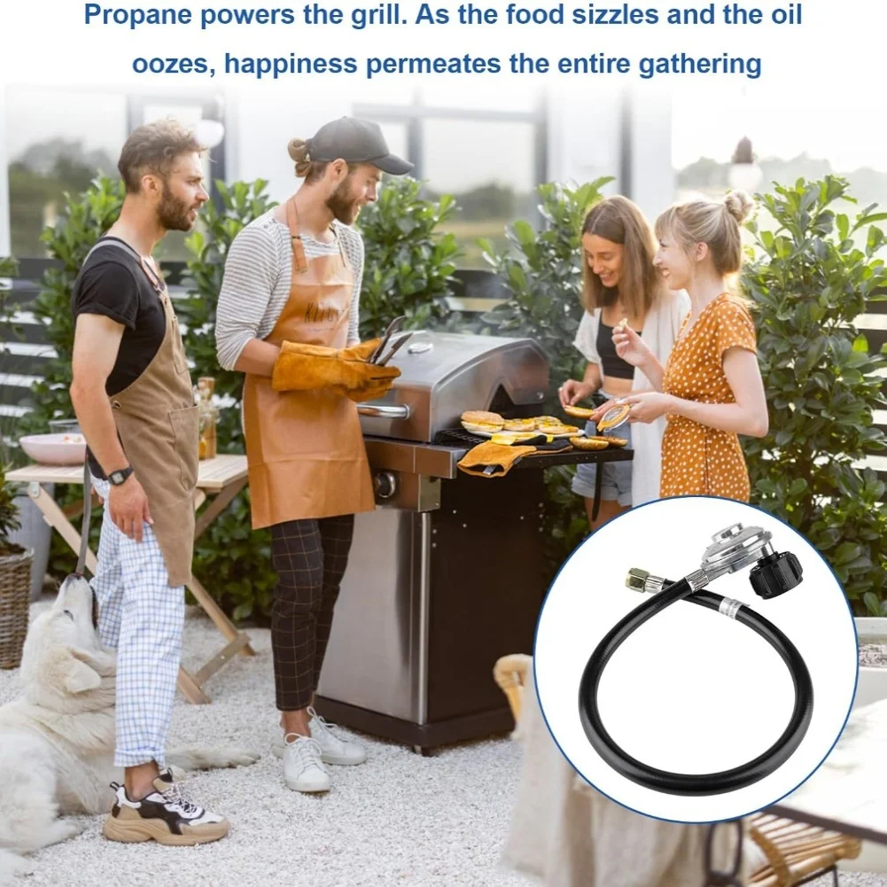 Outdoor Cooking BBQ Propane Regulator Consistent Propane Flow Device Propane Regulator Hose Consistent Propane Flow