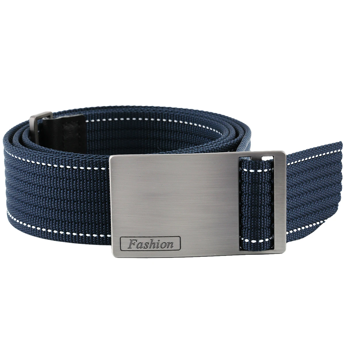 Ceinture en toile de nylon pour hommes, sangle de taille à structure automatique, large, solide, document