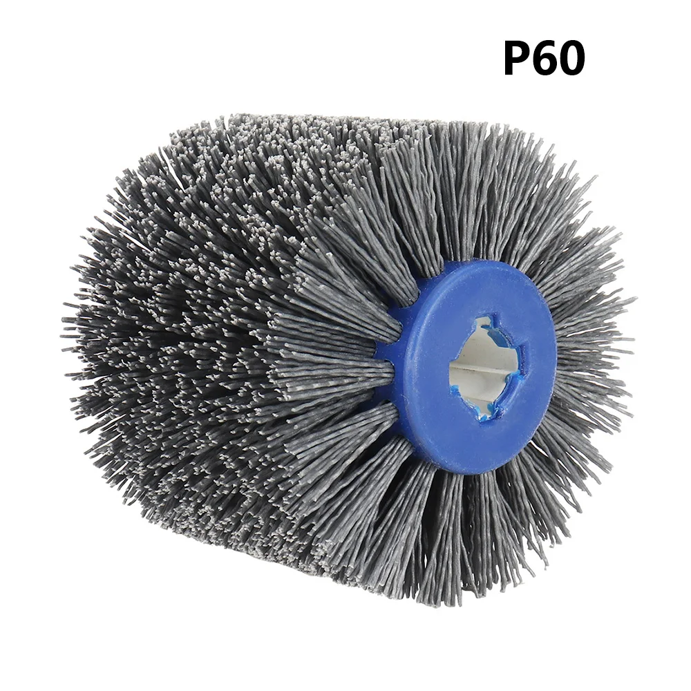 100*120mm Polieren Trommel Polieren Rad Metall Nylon Draht Polnischen Pinsel Roller Polieren Werkzeuge Für Edelstahl