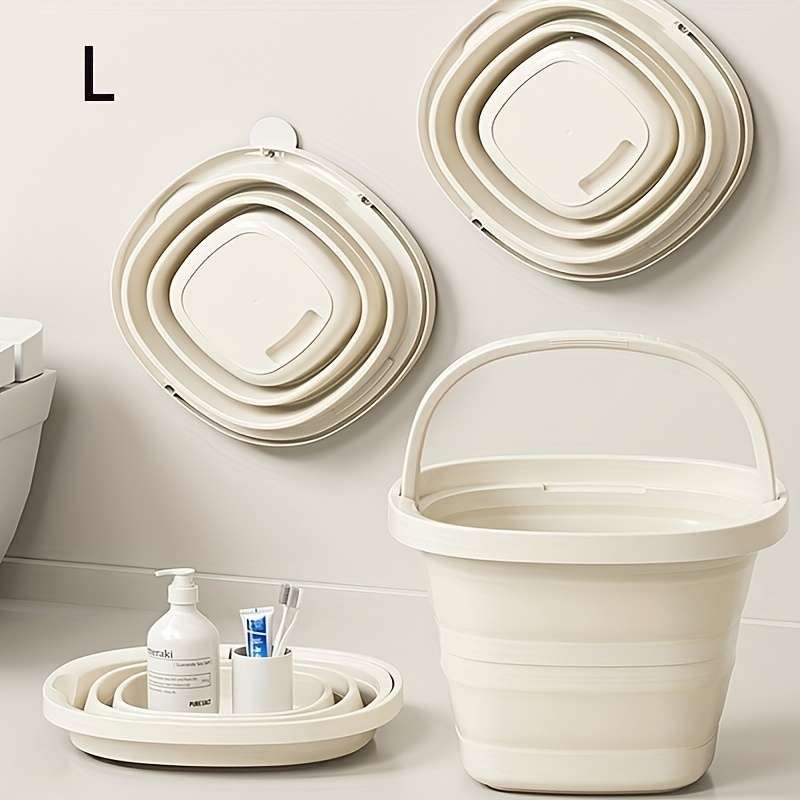  Multi Function Folding Bucket Large Capacity Portable for Outdoor Fishing Home Storage Washing Foot Soak Saves Space 