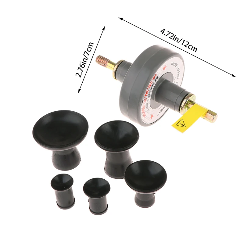 Universal Valve Lapping Tool Attachment W 5 Suction Plates For Shank Grinding Drill Lapper Kit For Auto Moto Engine Valve