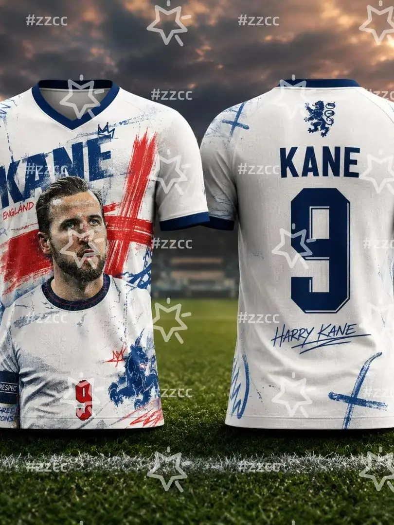 AliExpress NONE 2026 England Soccer Jersey Harry Kane Football Fan Gift Summer Sports Men's T-Shirt Kid's Clothing Tee Woman Cycling Jersey