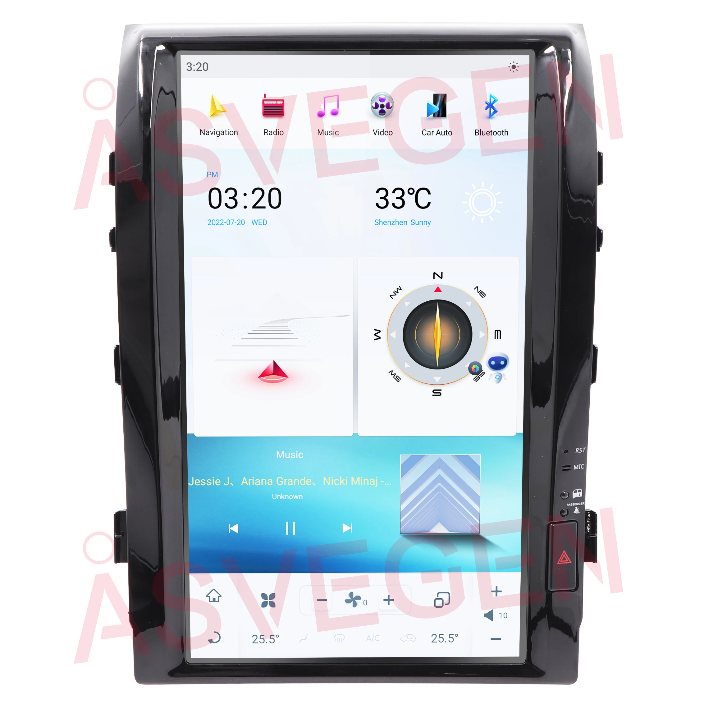 Qualcomm Android 16inch Car Screen Land Cruiser 2008-2015 With Car DVD Radio Player GPS Navigation Media Player