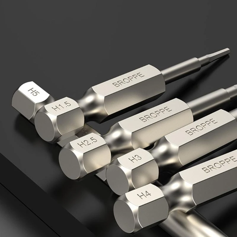 5/6/7/8pcs Impacto Head Allen Welnches Drill Bit Bit Set