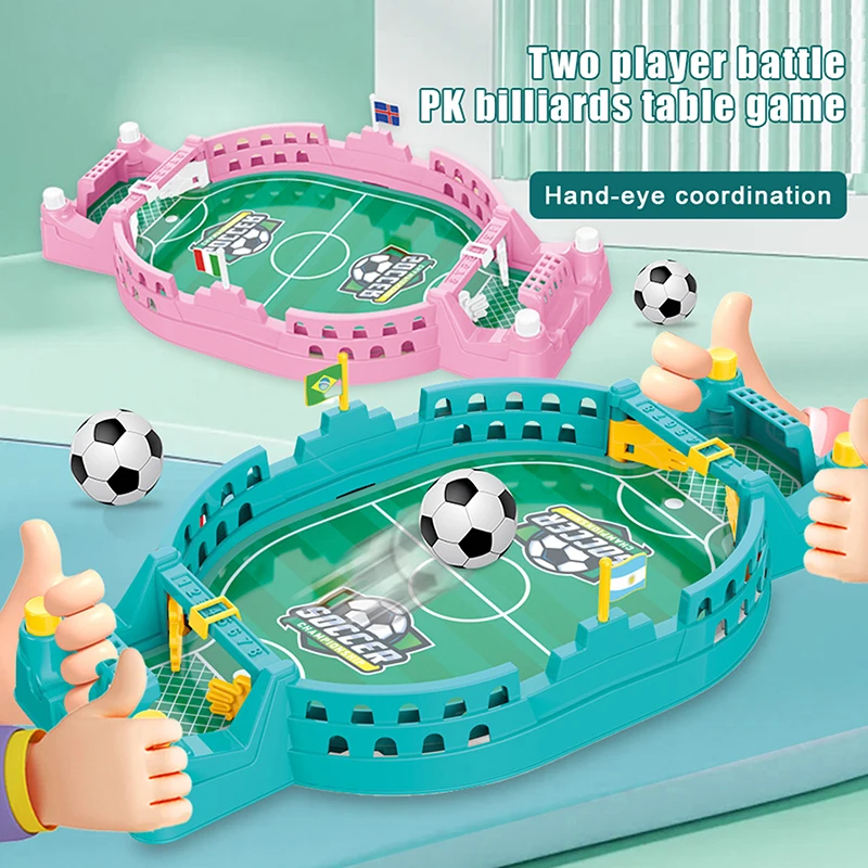 

Large Desktop Football Table Children Puzzle Double Competitive Battle Football Board Game Parent-child Interactive Soccer Games