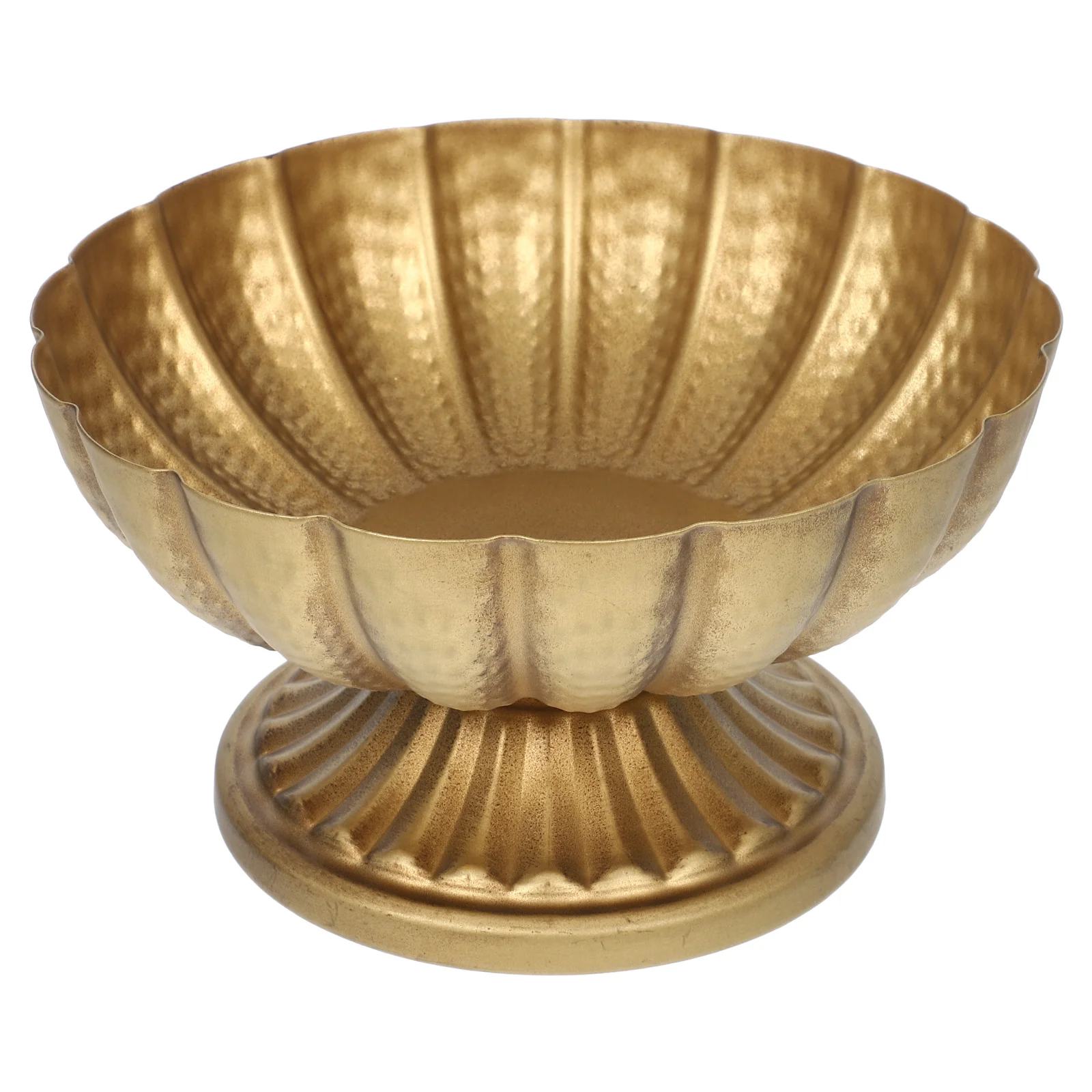 

Wrought Iron Vase 23W5036GT Roman Column Planter Flower Pot Decorative Holder Farmhouse Floor Vase Balcony Garden Indoor