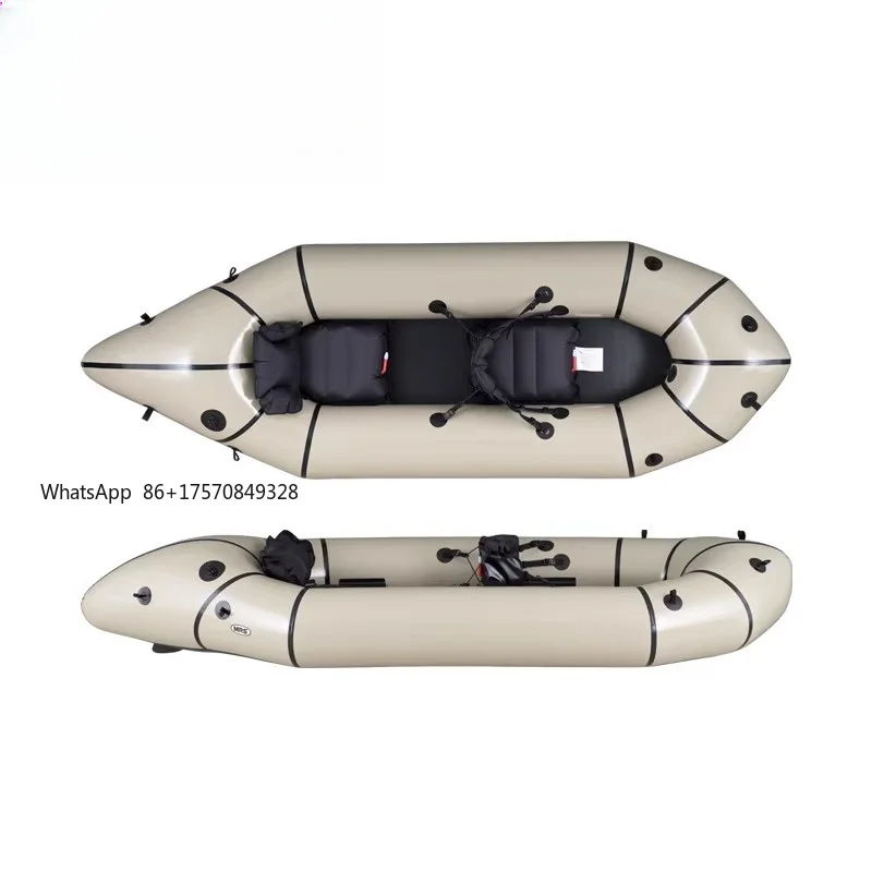 

Kayak Single Double Drift Fishing Boat Ultra Light Inflatable Backpack Boat