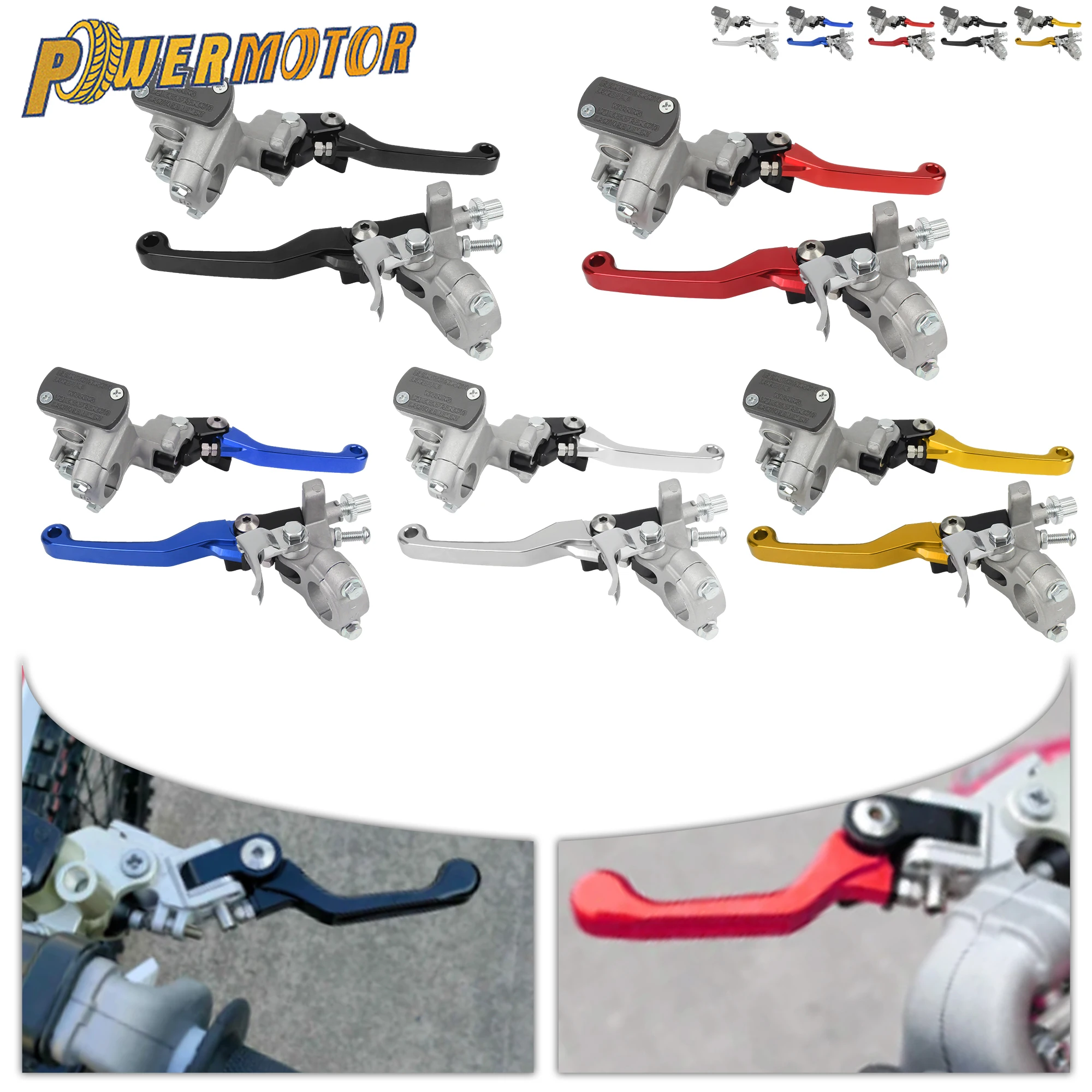 

22MM Motorcycle Handlebars Brake Master Cylinder Clutch Levers For HONDA CRF250R CRF450R CRF250X CRF250R 2004-2020 CR 125-50