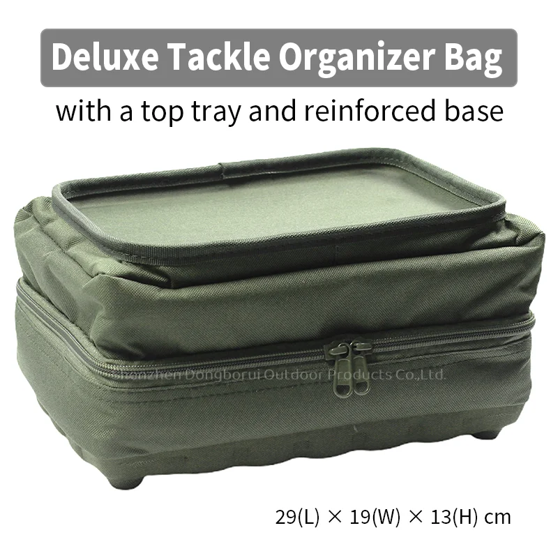 Sac de rangement de matériel de pêche à la carpe de luxe, sac de rangement multifonction pour accessoires de pêche à la carpe, sacs organisateurs d'outils