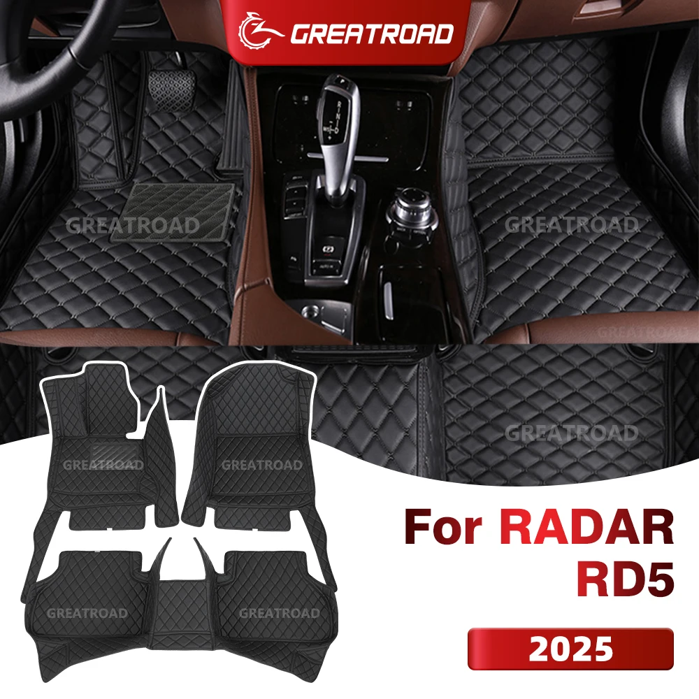 

GREATROAD For RADAR RD5 (5-Seat) 2025 Custom Car Floor Mat Auto Carpet Cover Interior Accessories