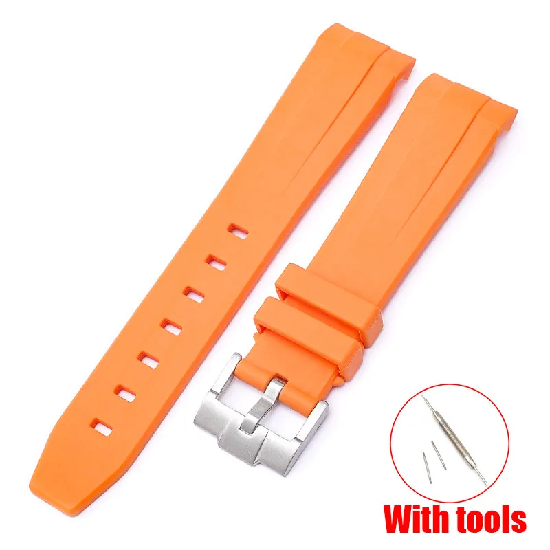 Curved Interface Rubber Strap Suitable for Omega X S-watch Joint MoonSwatch 20mm Men Women Waterproof Sports Watch Bracelet image 6