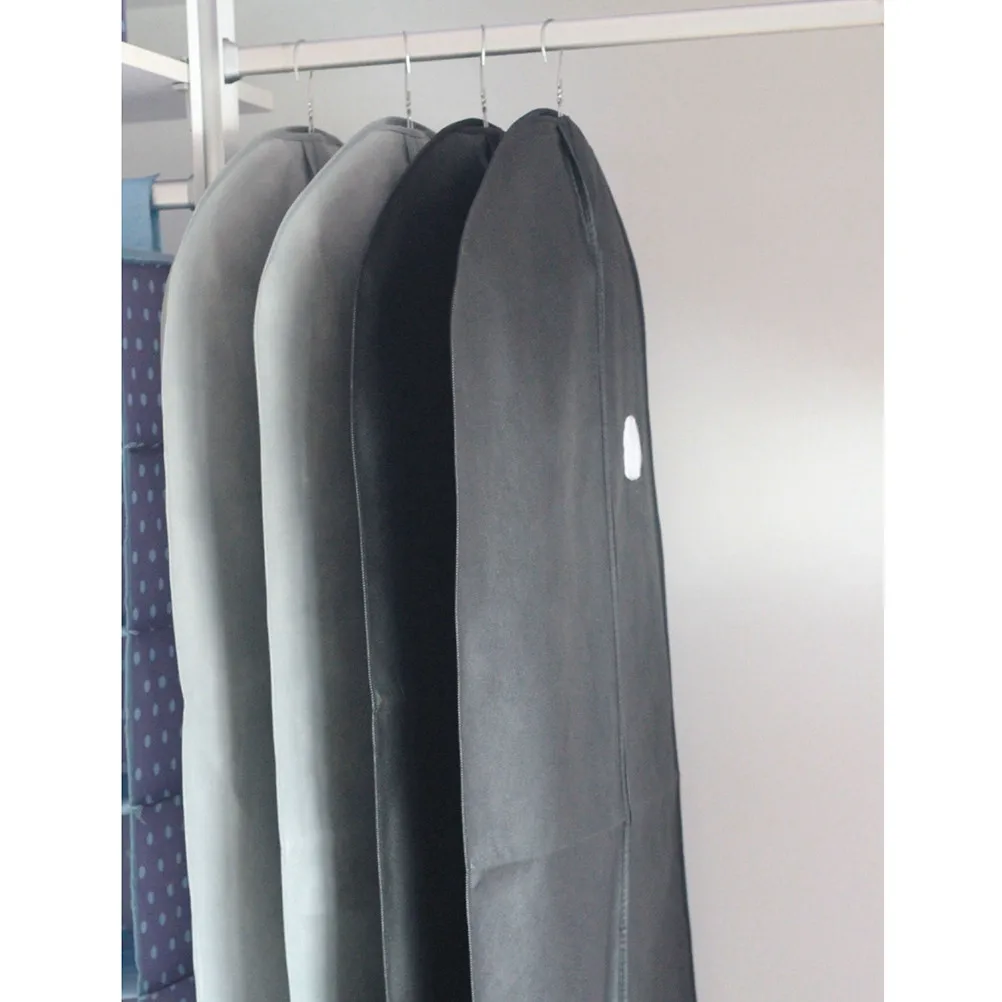 

2 Pcs Garment Bag Hanging Clothe Foldable Bags for Clothes Clear Breathable Suit