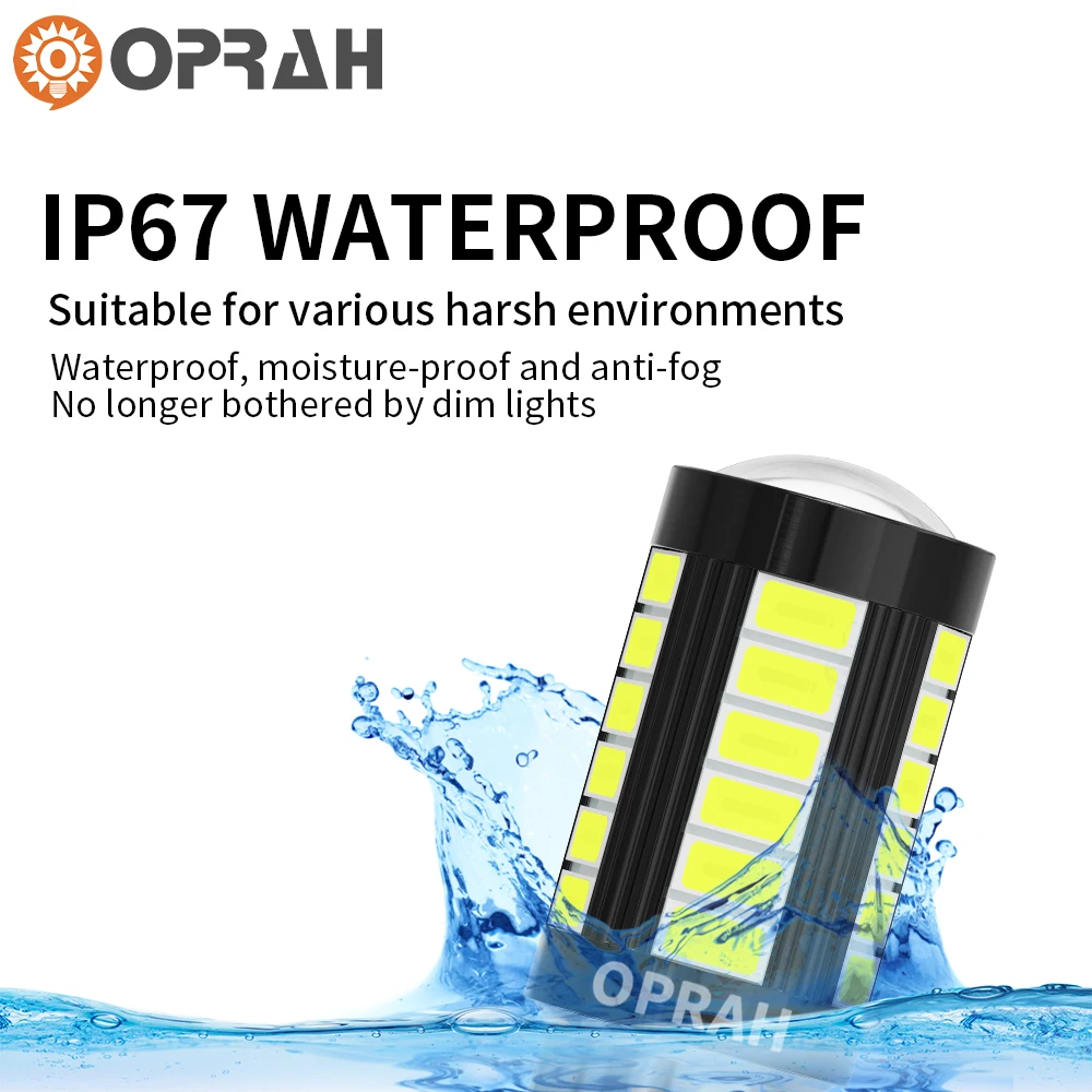 오프라 1pcs 12V 24V 1156 BAU15S 1157 BAY15D LED 조명 T20 7440 7443 Canbus 33pc 5630SMD 자동차 트럭 후면 신호 램프 DRL 전구