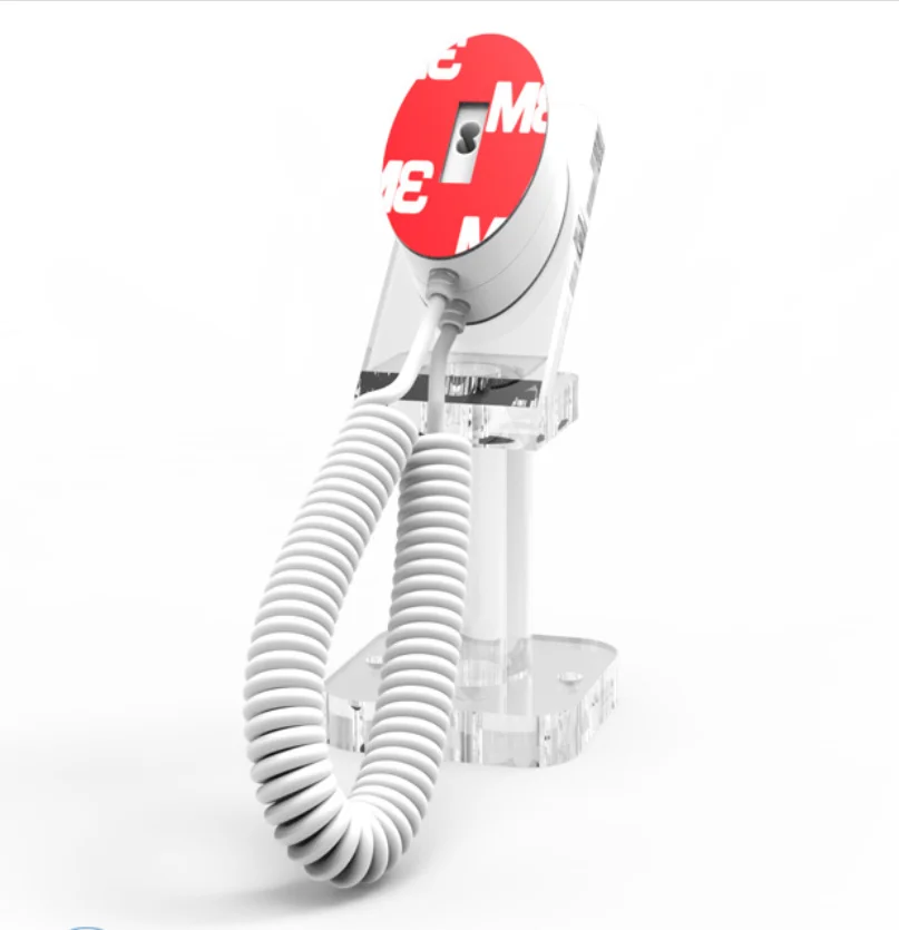 Mobile Phone Anti-theft Chains Devices Security Fixator Pedestal Retractable Upper Bracket Structure