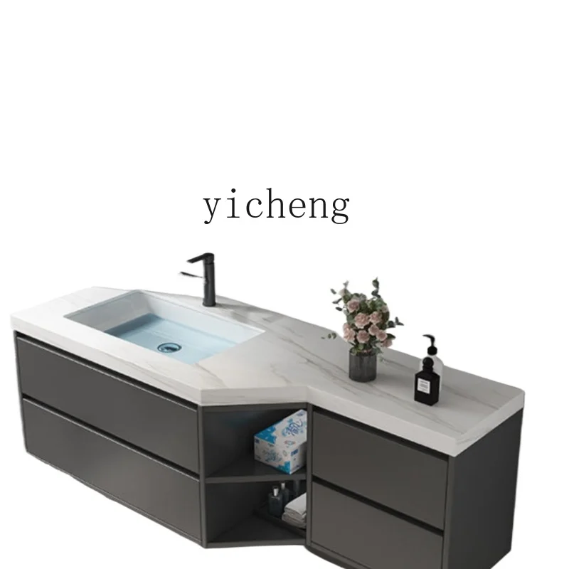 u3 Bathroom Cabinet Special-Shaped Corner Cutting Stone Plate Lower Hanging Ceramic Basin Wash Basin Washbasin Washstand Cabin