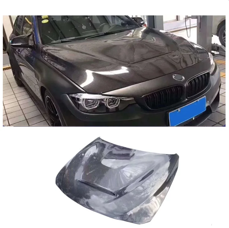 Automotive Parts Real Carbon Fiber Bonnet For BMW F30 F35 3 Series Upgrade GTS Style BMW F30 Hood