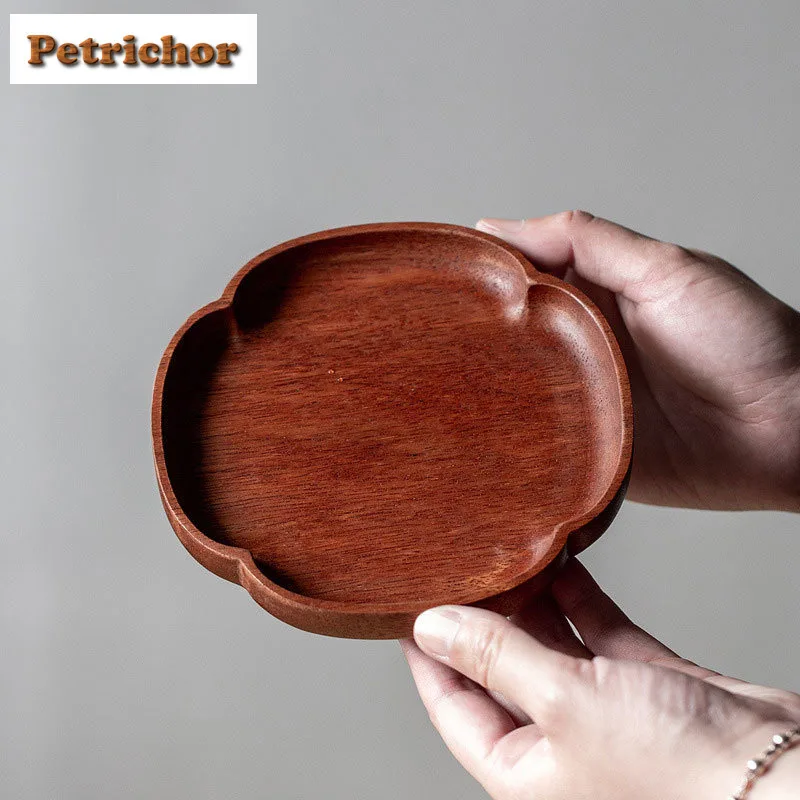 الجوز وعاء تحمل حامل بوتيك حامل فنجان الشاي تخزين المياه الجافة فقاعة الجدول صينية الشاي الوقايات المقاهي اكسسوارات الحلي #1