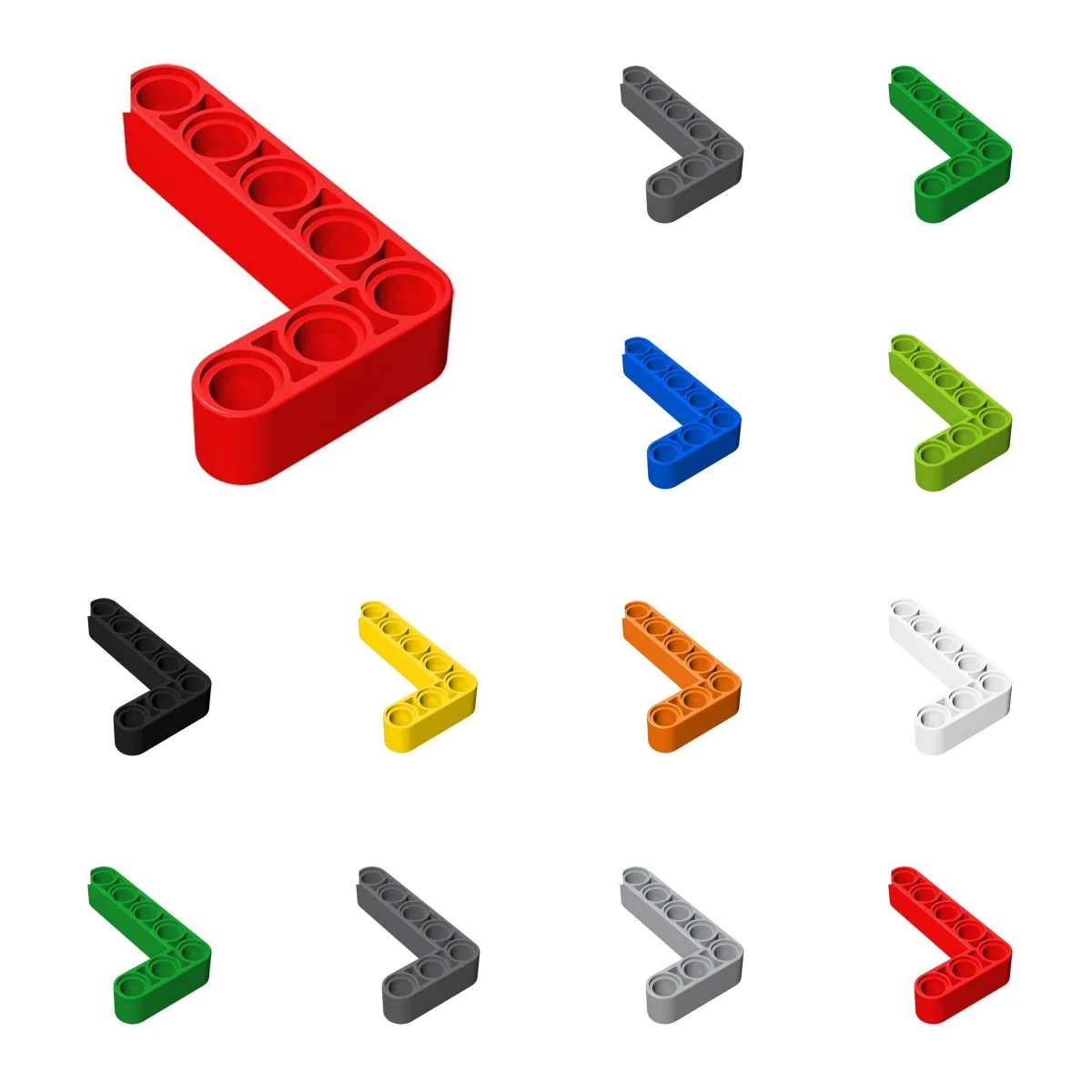 50pcs 32526 Modified Bent Thick L-Shape 3 x 5 Bricks Collections Bulk Modular Toys For Technical MOC DIY Sale Buildings Blocks