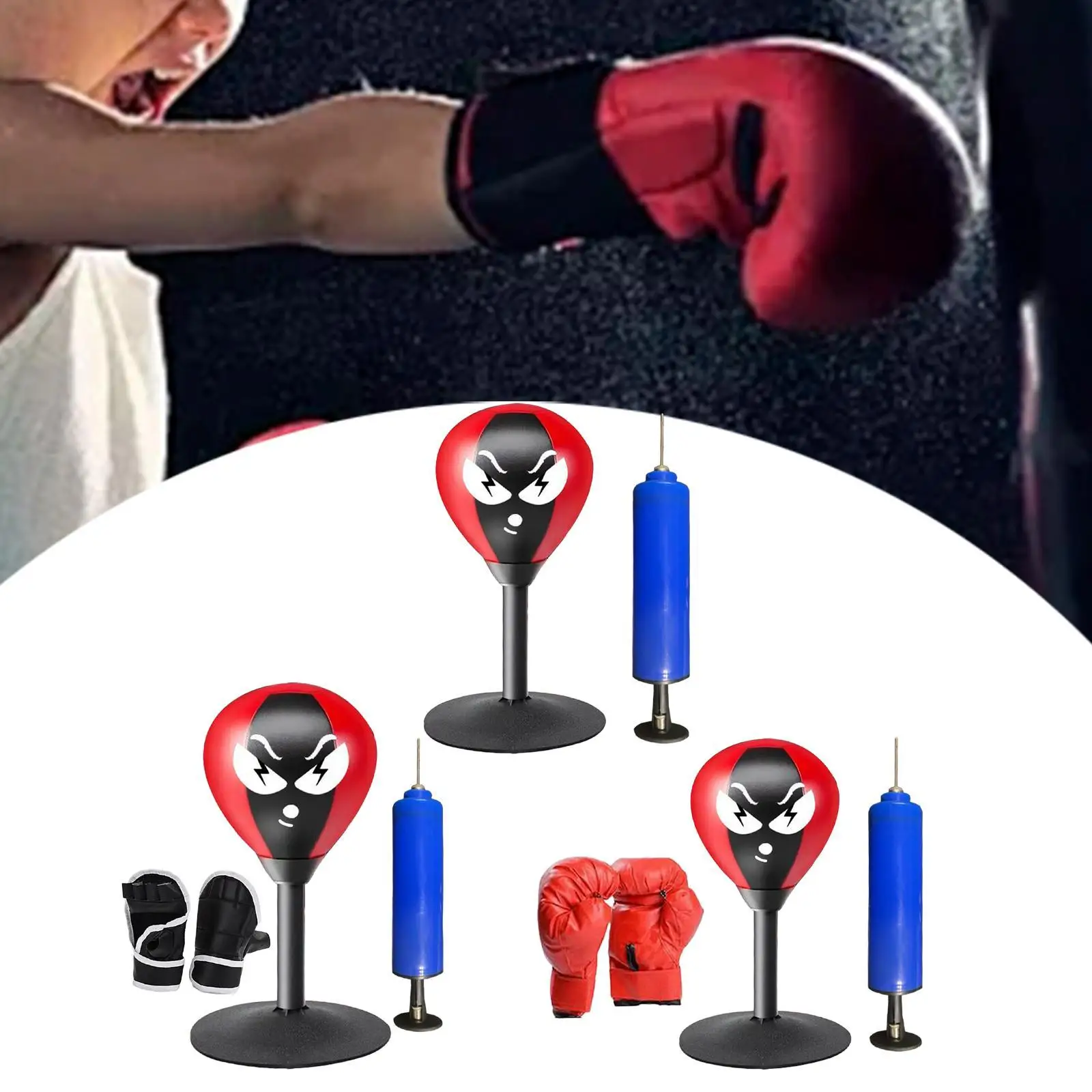 Bola de reação de boxe saco de boxe mão olho coordenação treinamento boxe