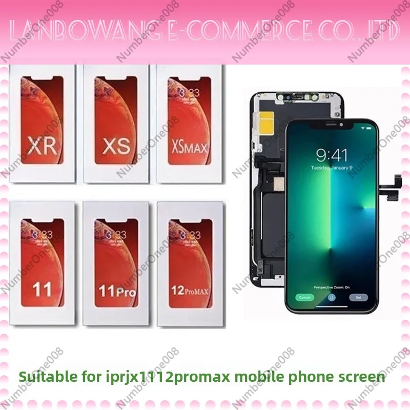 For RJ OLED Screen Assembly for iPhone 11 14 15 16 17 Pro Phone Repair Replacement Touch Screen Display