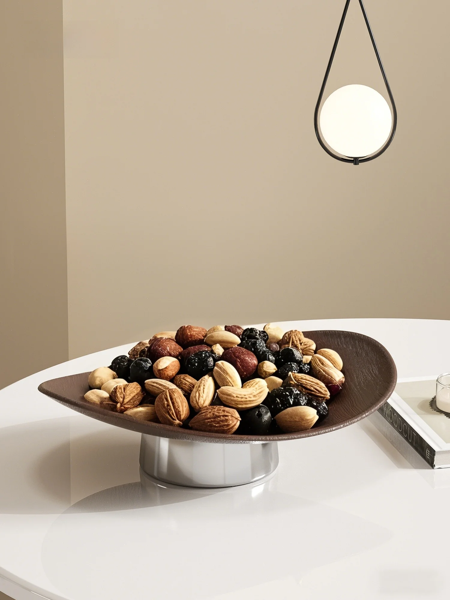 

Ele High-End Fruit Tray Sli Living Room Coffee Table Decoration Fine Crtsmanip Lightweight Luxury Sna Tray