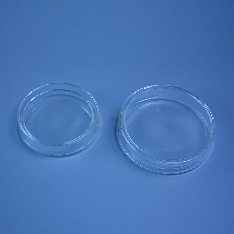 60mm/75mm/90mm/120mm/150mm Petri Bacterial Culture Dish Borosilicate 3.3 Glass Laboratory Chemistry Equipment