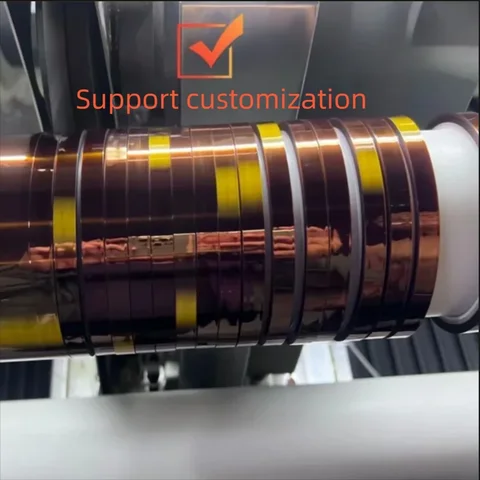 Polyimide Tape Gold Finger Tape for FPC/PCB Repair - High-Temperature Resistant, Tear-Proof 3mm-50mm Width Tape