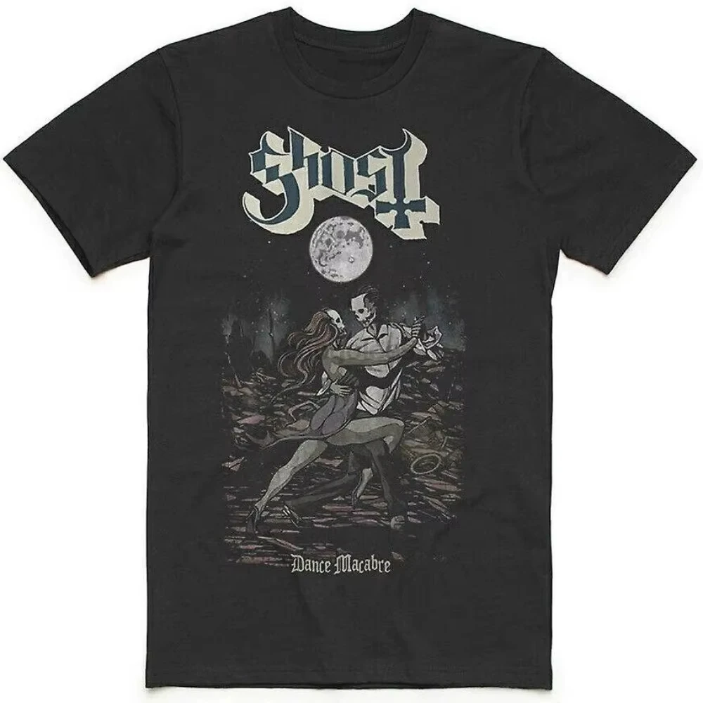 

2026 New Official Metal Rock Band Tshirt Ghost Dance Macabre Cover T-Shirt Tops
