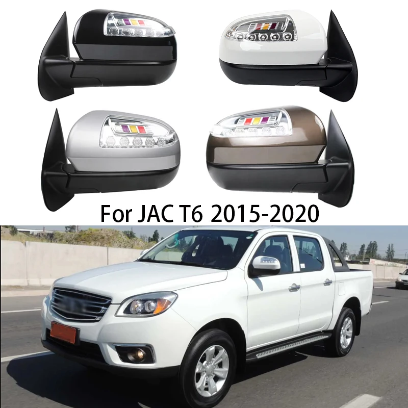 

Car Side Door Rearview Mirror Assembly For JAC T6 Pickup 2015 2016 2017 2018 2019 2020 Auto LED Turn Signal Outside Mirror Assy